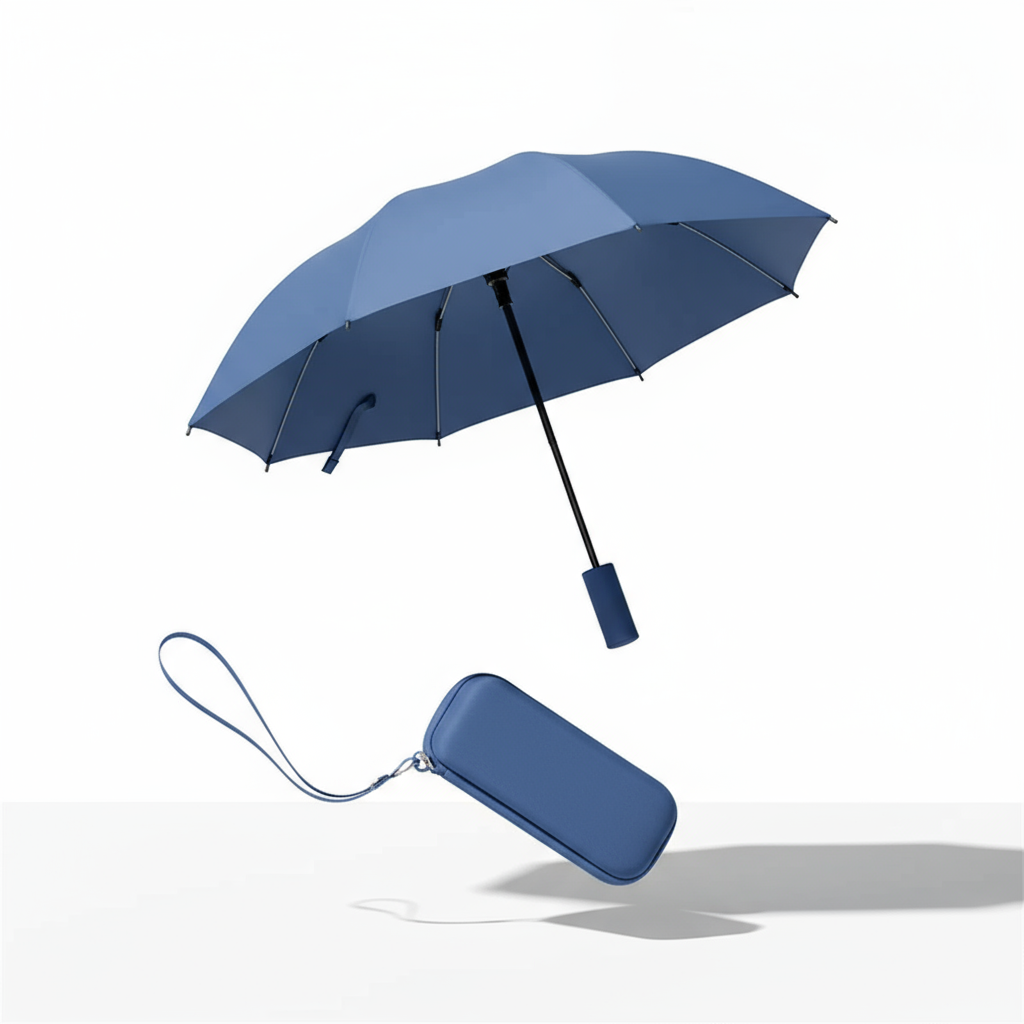 Mini Parapluie Dark Navy - Vue 3D