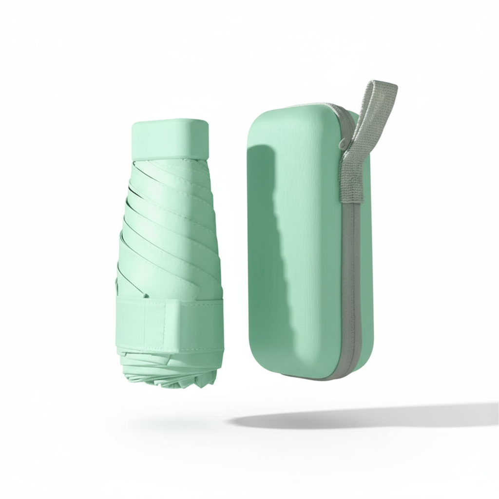 Mini Parapluie Light Green - Vue 3D