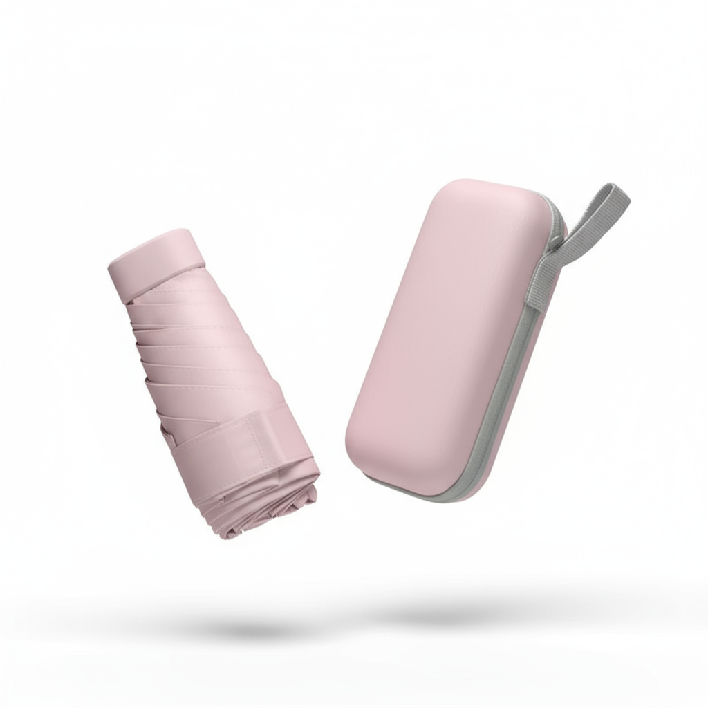 Mini Parapluie Light Pink - Vue 3D