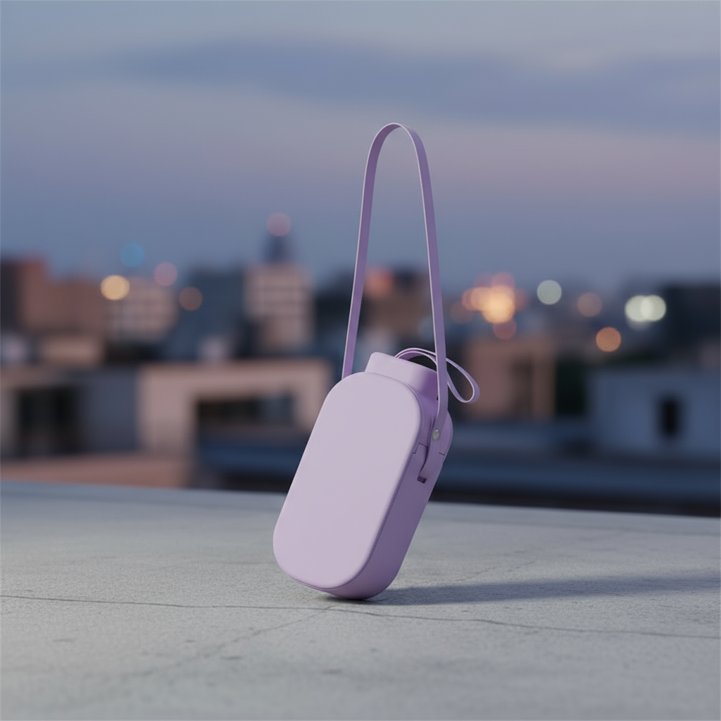 Étui violet clair style lifestyle urbain