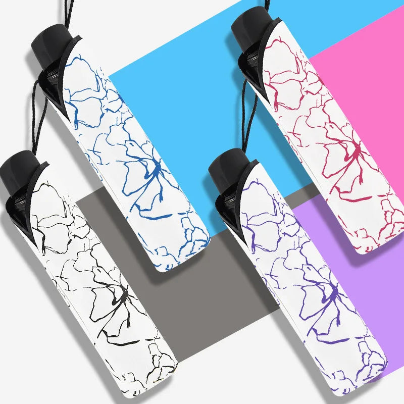 Floral WaveEdge UV Umbrella (Prestige-Luxe Collection)
