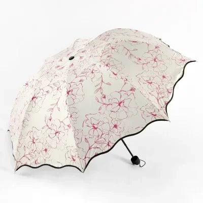 Floral WaveEdge UV Umbrella (Prestige-Luxe Collection)