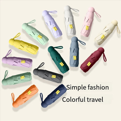 Aurora Compact Umbrella – Vinyl Coated with Capsule Case PRESTIGE-LUXE