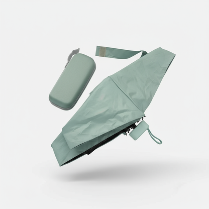 Mini Parapluie Aqua Green - Vue 3D