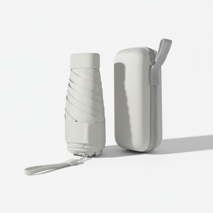 Mini Parapluie White - Ultra Réaliste avec Corde